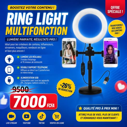 LUMIERE LED REGLABLE
