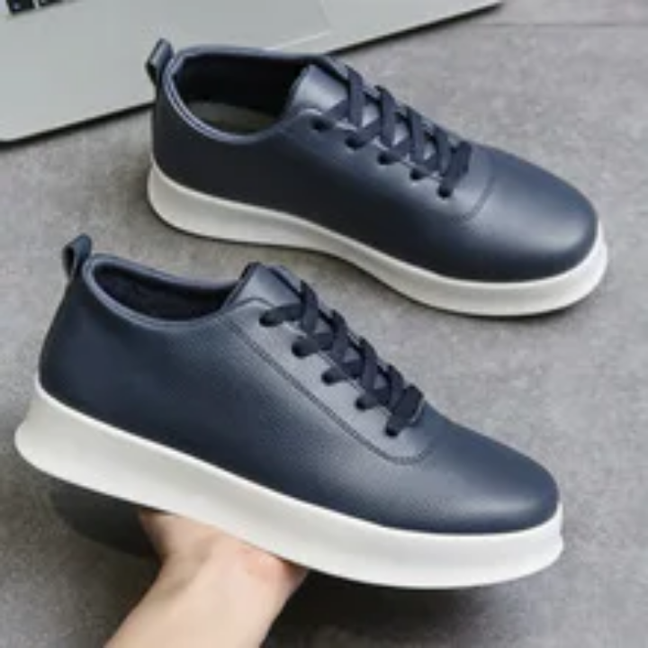Chaussures Sneakers Homme Élégantes Bleu Marine – Confortables et Décontractées
