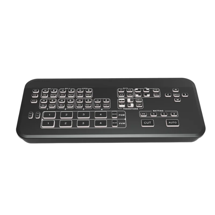 Mélangeur Vidéo Live 4 Entrées VOXFULL - Contrôleur Switcher HDMI/SDI pour Streaming YouTube, Facebook, église, diffusion en direct sur OBS et d'autres logiciels