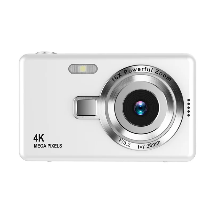 Caméra Digitale 4K Ultra HD 16X Zoom - Appareil Photo Compact Portable pour Étudiants et Voyageurs