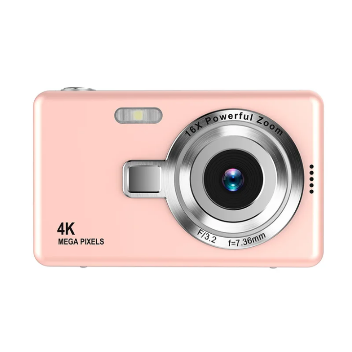 Caméra Digitale 4K Ultra HD 16X Zoom - Appareil Photo Compact Portable pour Étudiants et Voyageurs