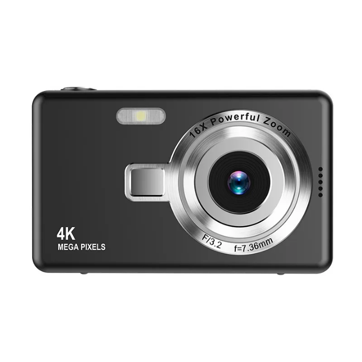 Caméra Digitale 4K Ultra HD 16X Zoom - Appareil Photo Compact Portable pour Étudiants et Voyageurs