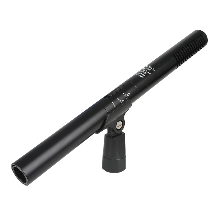 Microphone à Condensateur professionnel 320E Directivité Cardioïde connecteur XLR Métal, pour caméra youtube, interview, vidéo