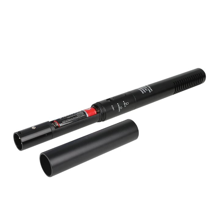 Microphone à Condensateur professionnel 320E Directivité Cardioïde connecteur XLR Métal, pour caméra youtube, interview, vidéo