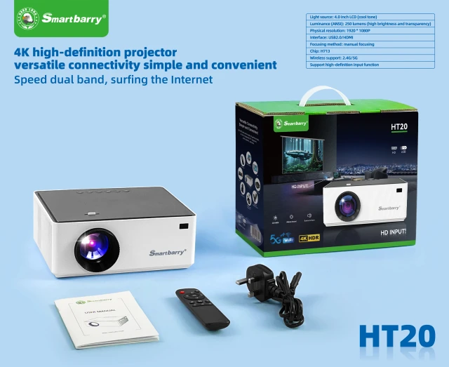 VIDÉO PROJECTEUR HT20  ANDROID
