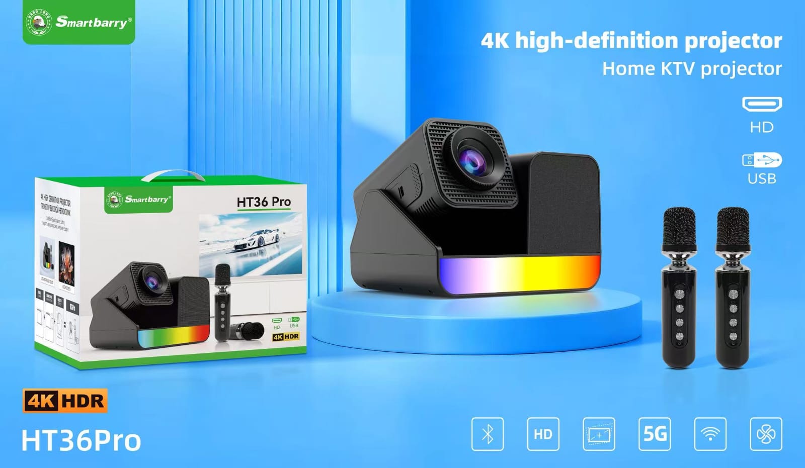 VIDÉO PROJECTEUR ANDROID HT 36 PRO