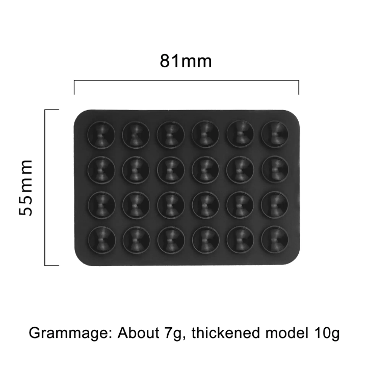 supports de téléphone à ventouse en silicone
