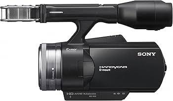 Sony NEX-VG10E – Caméscope Numérique Full HD à Objectifs Interchangeables (Monture E, Capteur APS-C 14.2 MP, Zoom Optique 11x)