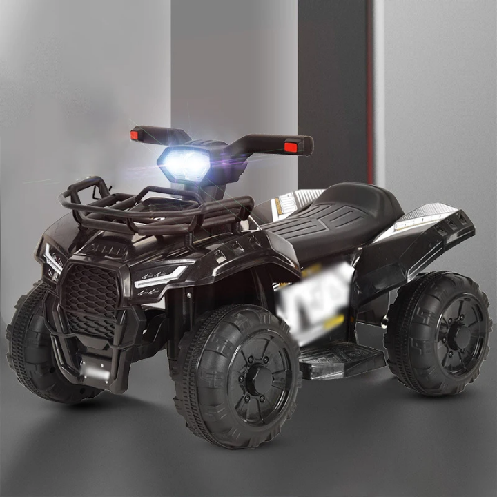 Quad Électrique Enfant 4x4 - Moto Tout-Terrain à Batterie 6V pour Enfants de 2 à 4 Ans | Jouet Extérieur Rouge