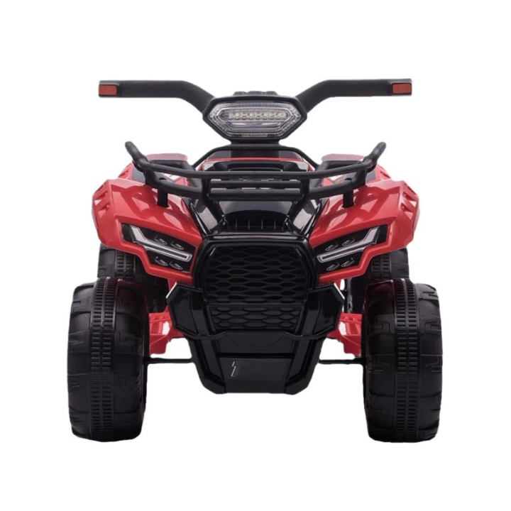 Quad Électrique Enfant 4x4 - Moto Tout-Terrain à Batterie 6V pour Enfants de 2 à 4 Ans | Jouet Extérieur Rouge