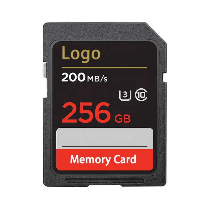 Carte Mémoire SD 32GB / 64GB / 128GB / 256GB - Vitesse 200MB/s U3 Classe 10 | Pour Appareil Photo, Caméra, Drone