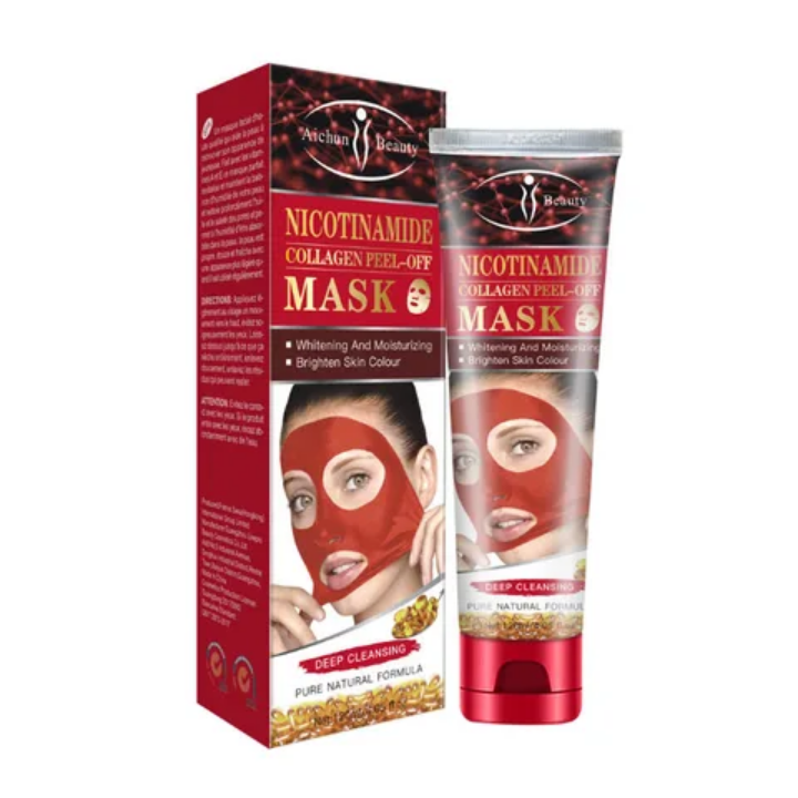 Aichun Beauty Masque Visage Nicotinamide Collagène - Peeling Eclaircissant Hydratant