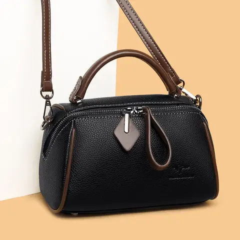 Sac à main tendance transfrontalier argenté large pour femme