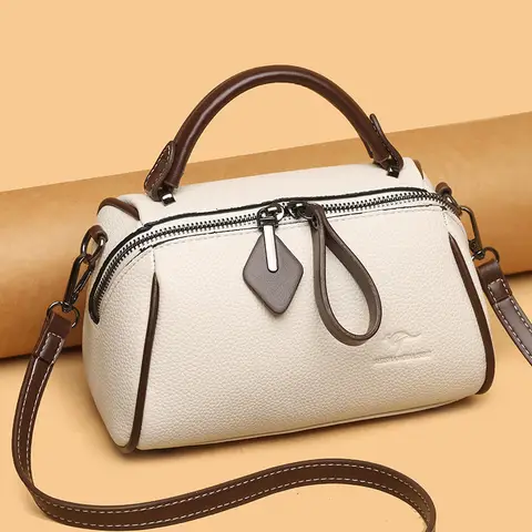 Sac à main tendance transfrontalier argenté large pour femme